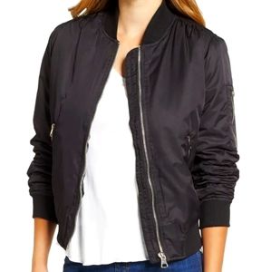 Topshop MA1 Black Bomber Jacket